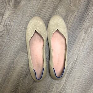 Rothy’s Gold Flats